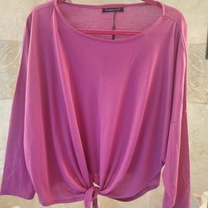 Fuchsia Pink blouse xl
